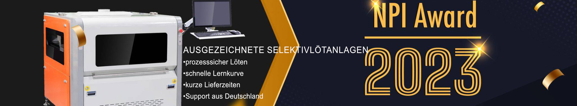 Selektivlöten mit SASinno Venntek allSMT 2023 Award Winning