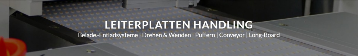 PCB Leiterplatten Handling und Industrie Automatisierung 4.0