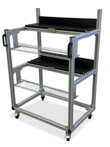 Feeder storage Trolley with reel holder suitable for FUJI...