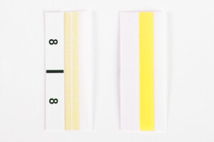 Single Splice Tape mit Ausrichtkante 8 mm gelb