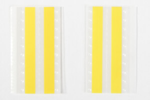 SMT double splice tape, ESD-type, yellow 16 mm